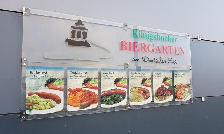 Konigsbacher Biergarten am Deutschen Eck